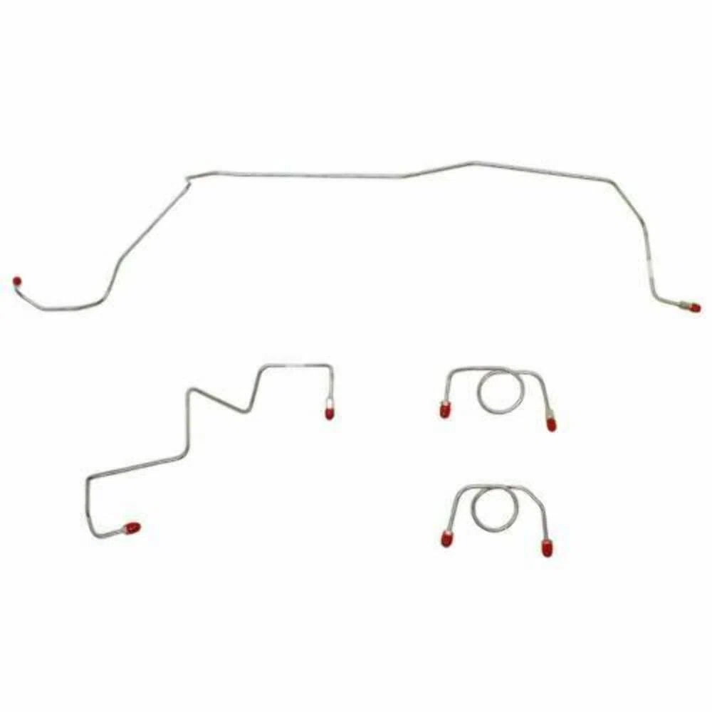 2003-05 Dodge Neon Front Brake Line Kit SRT-4 All Variants Stainless - WKT0381SS